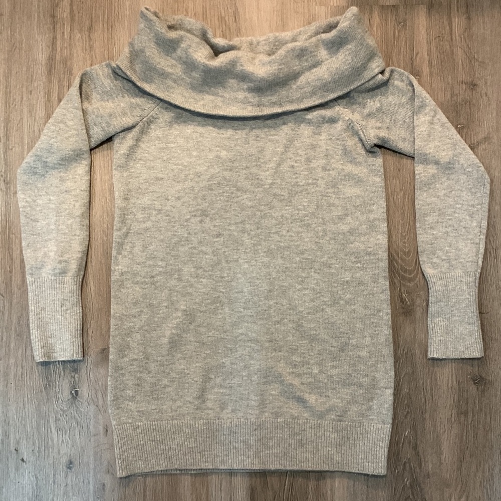 Rollover Shawl Sweater
